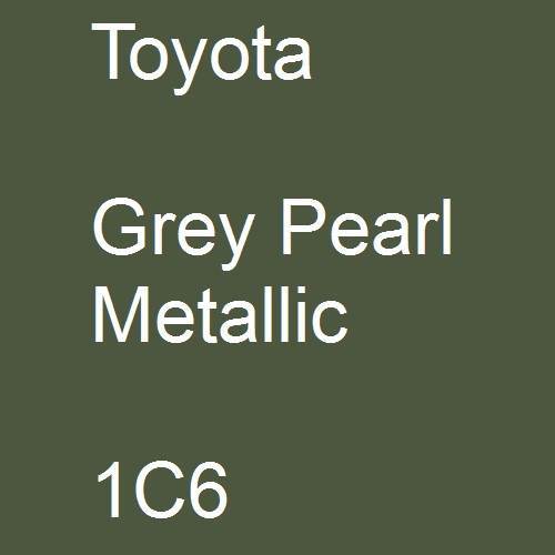 Toyota, Grey Pearl Metallic, 1C6.